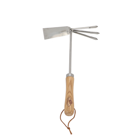 ESSCHERT DESIGN Stainless Steel Double Hoe