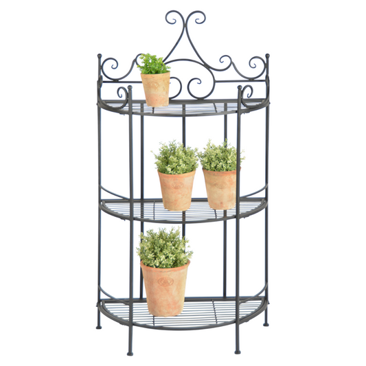 ESSCHERT DESIGN Etagere Frame Half Round Folding