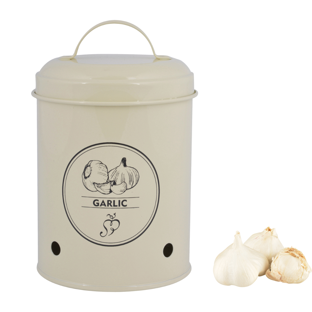 ESSCHERT DESIGN Garlic Storage Tin
