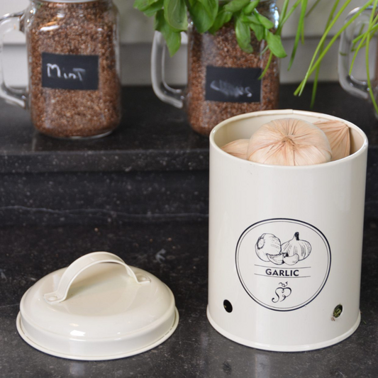 ESSCHERT DESIGN Garlic Storage Tin