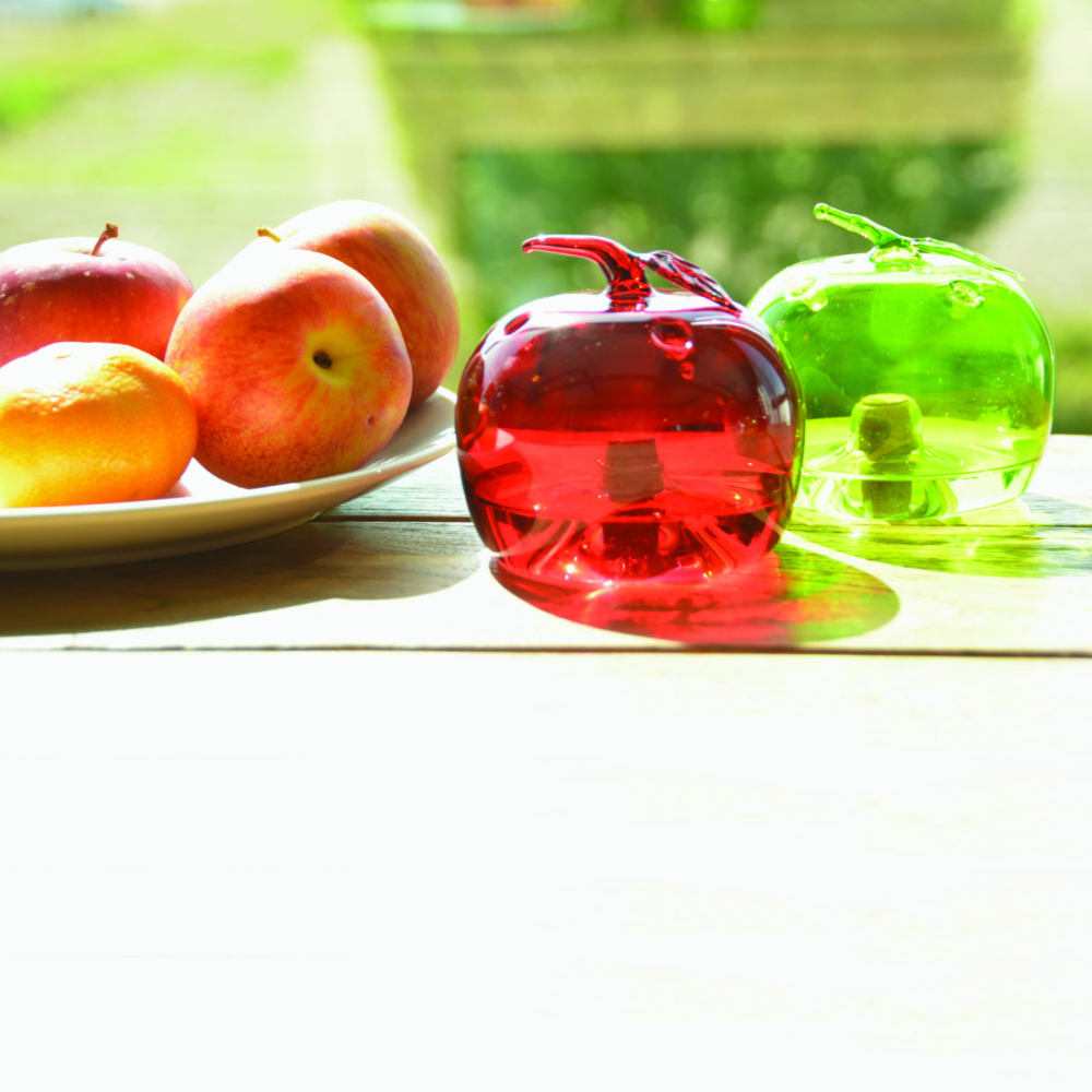 Load image into Gallery viewer, ESSCHERT DESIGN Glass Fruit Fly Trap - Red