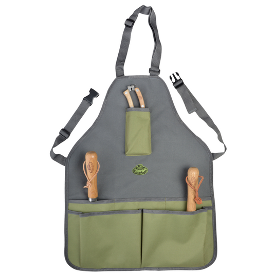 ESSCHERT DESIGN Apron - Grey/Khaki