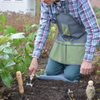 ESSCHERT DESIGN Apron - Grey/Khaki
