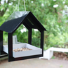 ESSCHERT DESIGN Hanging Bird Feeder - Dark Grey/White