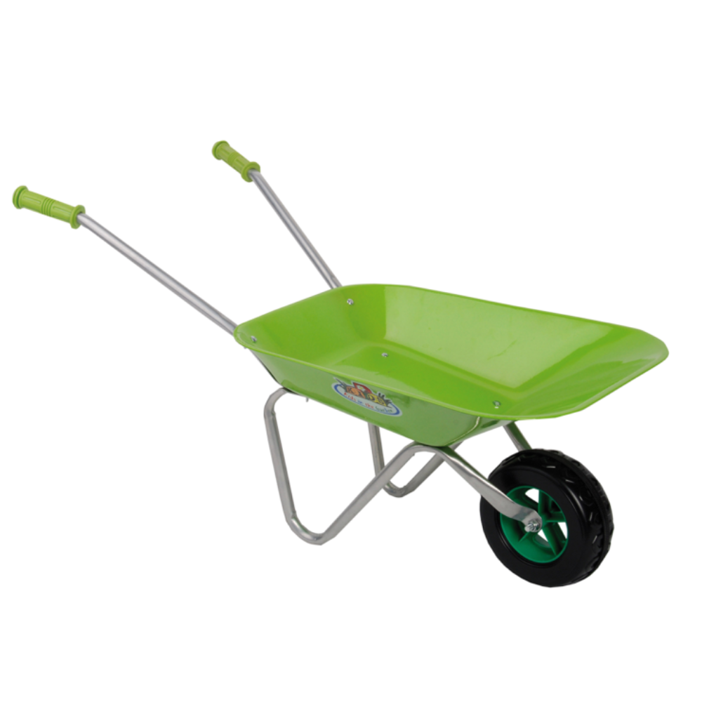 Load image into Gallery viewer, ESSCHERT DESIGN Children&#39;s Wheelbarrow - Woodland Green