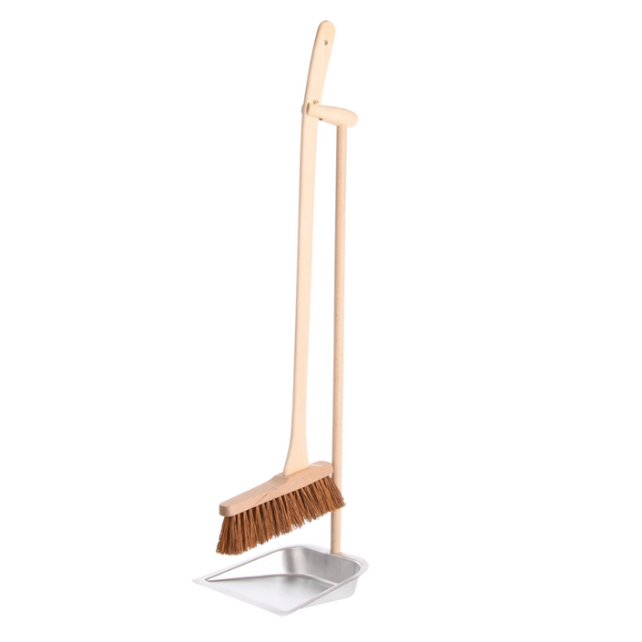 ESSCHERT DESIGN Dustpan & Brush Set With Long Handle