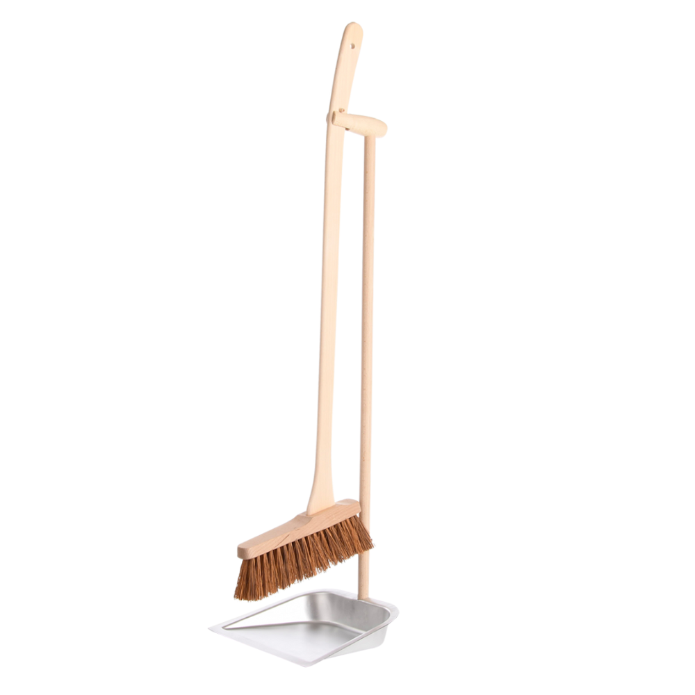 Load image into Gallery viewer, ESSCHERT DESIGN Dustpan &amp; Brush Set With Long Handle