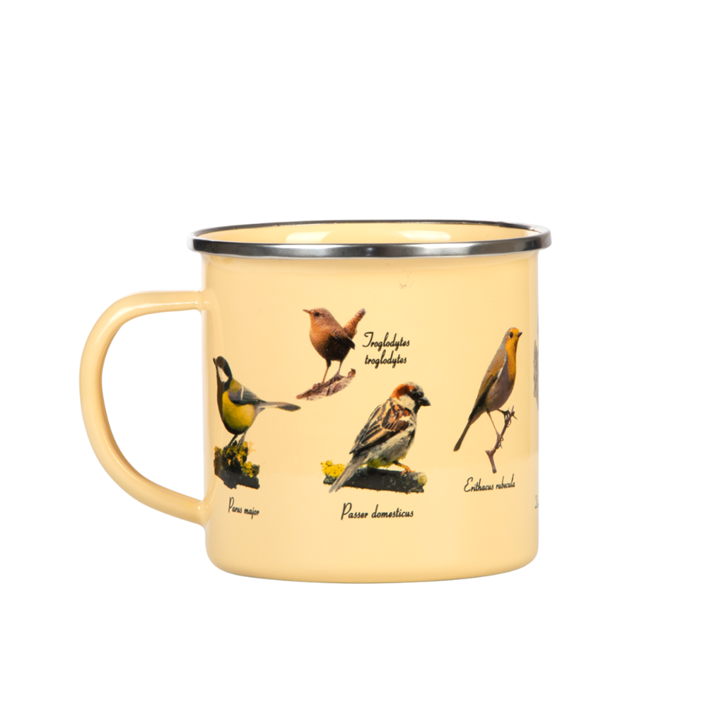 Load image into Gallery viewer, ESSCHERT DESIGN Enamel Mug - Birds