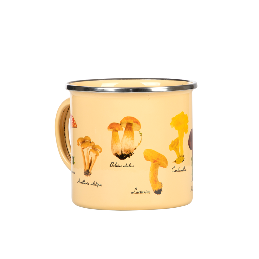 Load image into Gallery viewer, ESSCHERT DESIGN Enamel Mug - Mushrooms