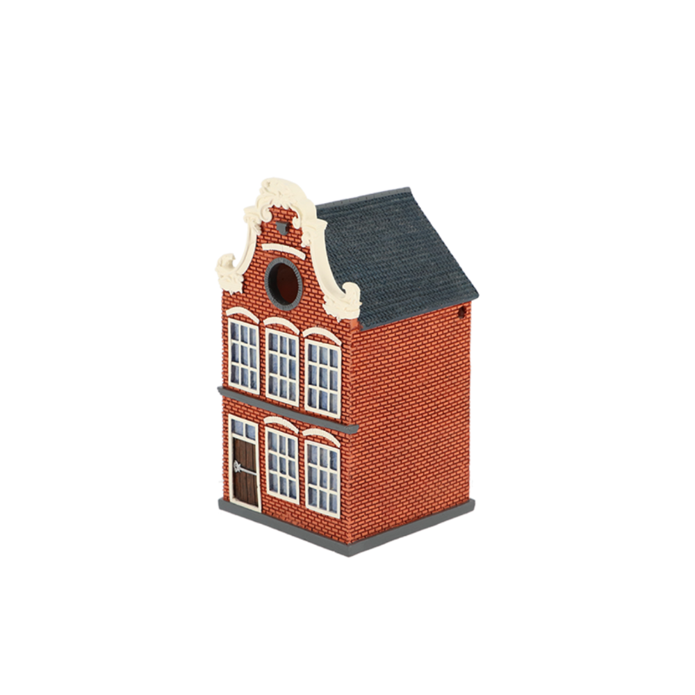 Load image into Gallery viewer, ESSCHERT DESIGN Canal Side House Nesting Box - Clock Gable