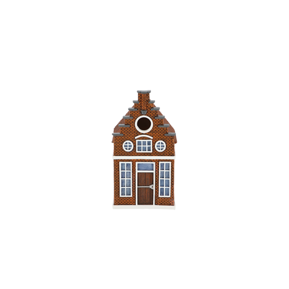 Load image into Gallery viewer, ESSCHERT DESIGN Canal Side House Nesting Box - Stepped Gable