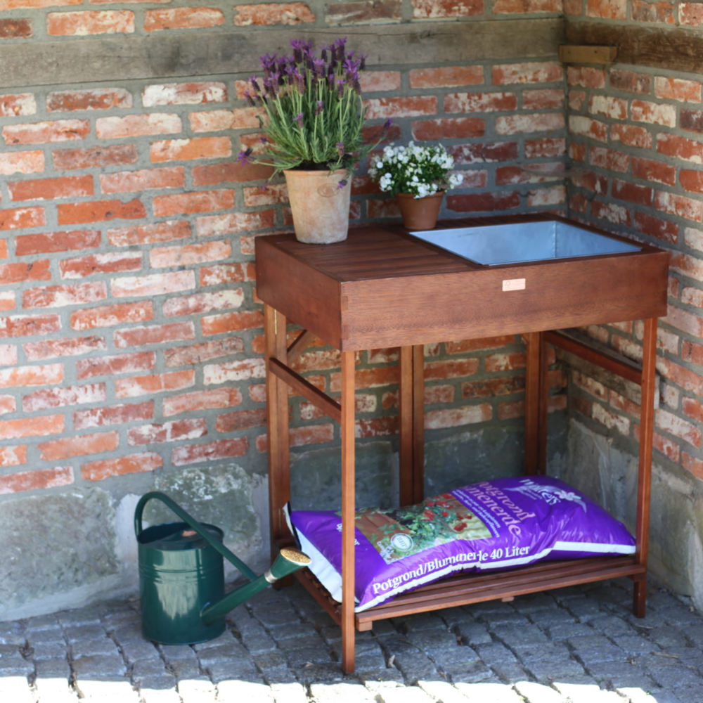 Load image into Gallery viewer, ESSCHERT DESIGN Potting Table - Hardwood