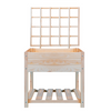 ESSCHERT DESIGN Wooden Garden Bed Trellis