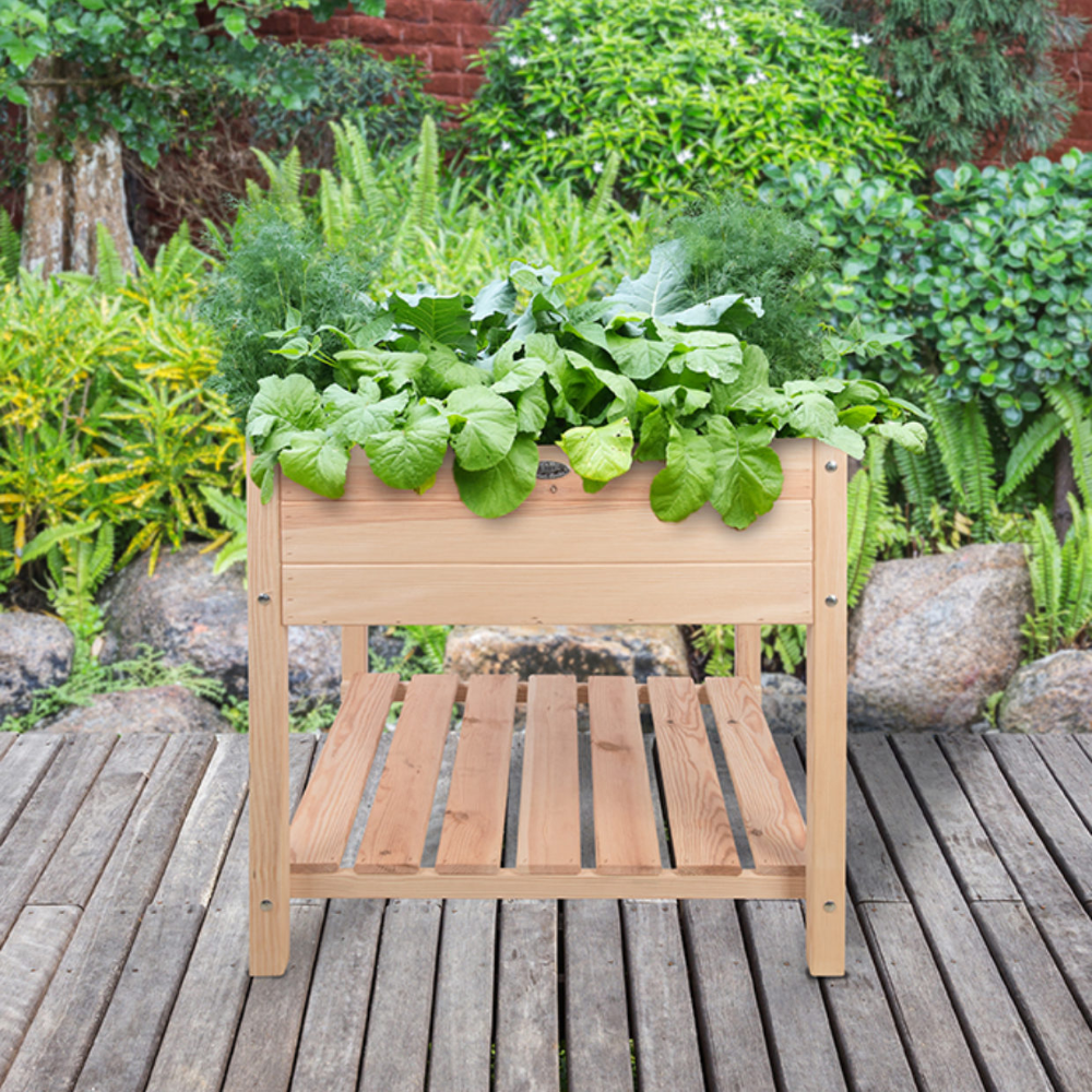 Load image into Gallery viewer, ESSCHERT DESIGN Wooden Raised Garden Bed - Extra Large