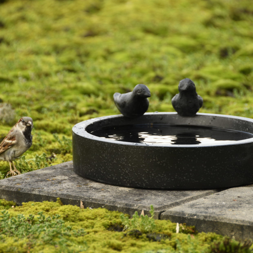 Load image into Gallery viewer, ESSCHERT DESIGN Terrazzo Bird Bath - Round