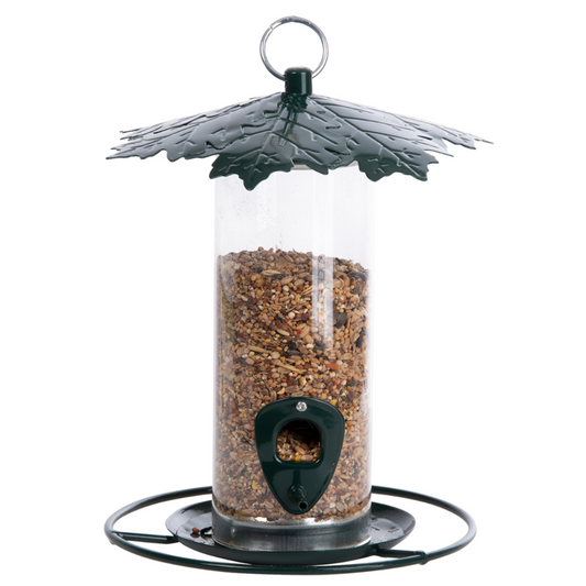 ESSCHERT DESIGN Silo Feeder With Leaf Roof