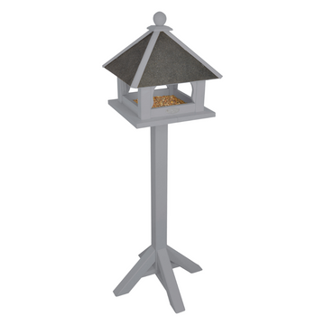 ESSCHERT DESIGN Freestanding Timber Bird Feeder - Grey