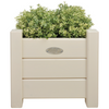 ESSCHERT DESIGN Wooden Square Planter White - Set of 2 **Limited Stock**
