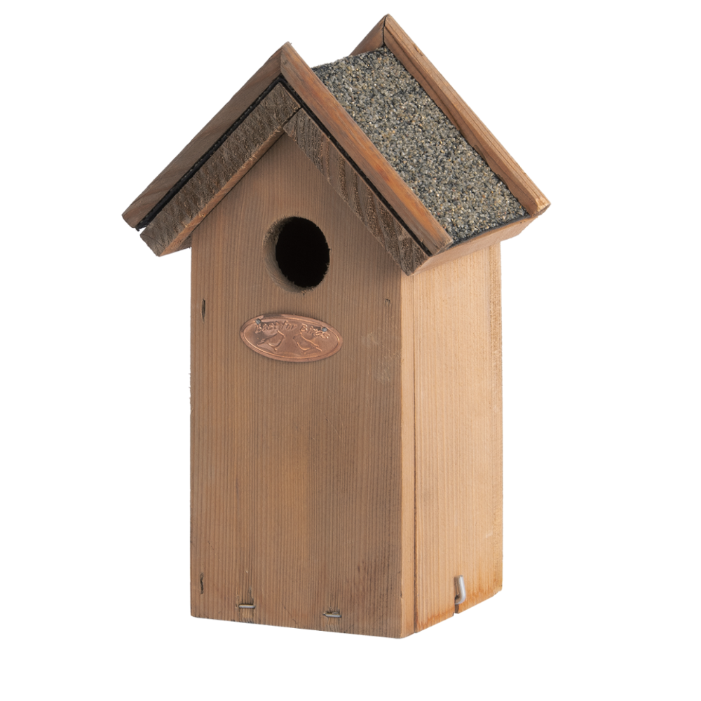 Load image into Gallery viewer, ESSCHERT DESIGN Wren Nesting Box With Bitumen Roof