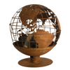 ESSCHERT DESIGN Fire Ball Pre-Rusted Laser Cut - Globe **Limited Stock**