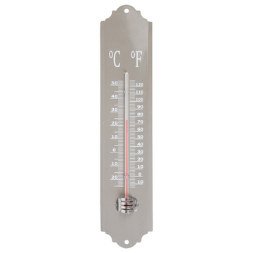 ESSCHERT DESIGN Metal Thermometer - Grey