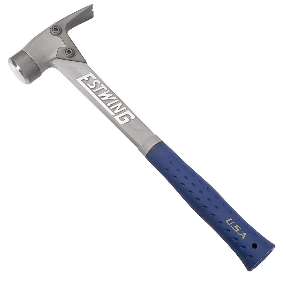 Load image into Gallery viewer, ESTWING 14oz Milled Face AL-PRO™ BLUE Hammer - SHOCK REDUCTION GRIP - ALBLM