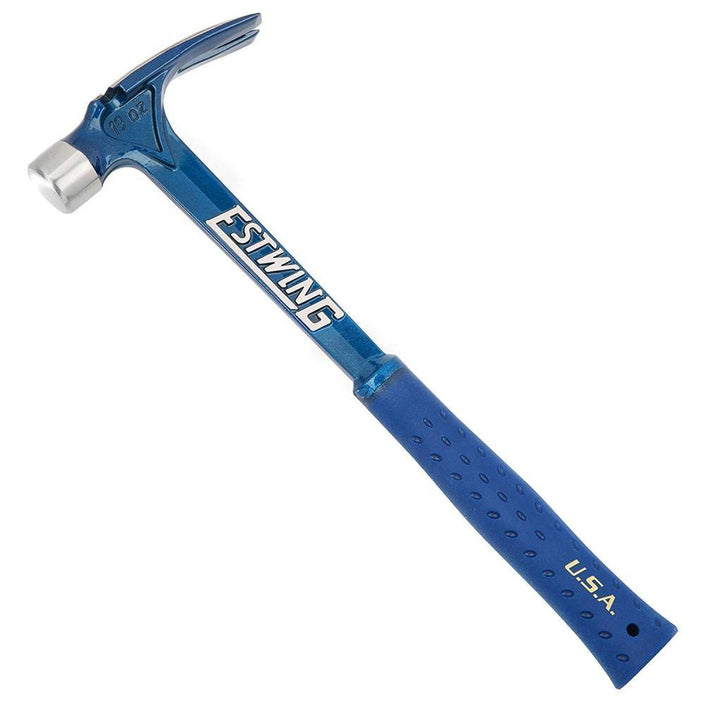 ESTWING 19oz Smooth Face ULTRA SERIES BLUE Hammer - SHOCK REDUCTION GRIP - E6-19S