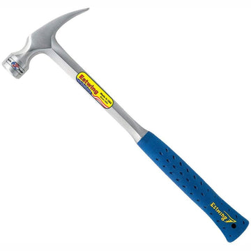 ESTWING 24oz Smooth Face Framing Hammer - SHOCK REDUCTION GRIP - E3-24S