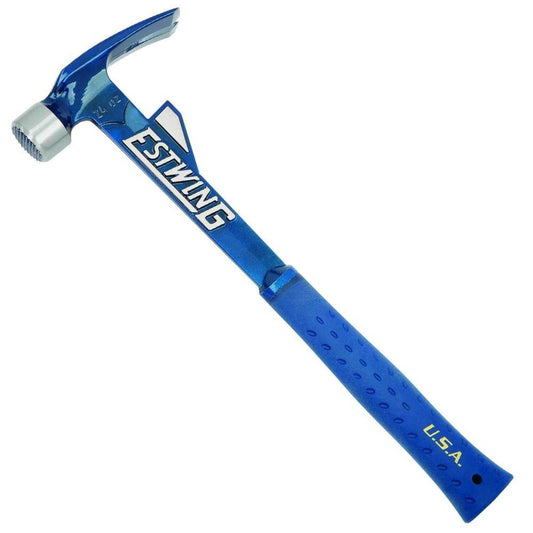 ESTWING HAMMERTOOTH 24oz Steel Milled Face Hammer - SHOCK REDUCTION GRIP - E6-24TM