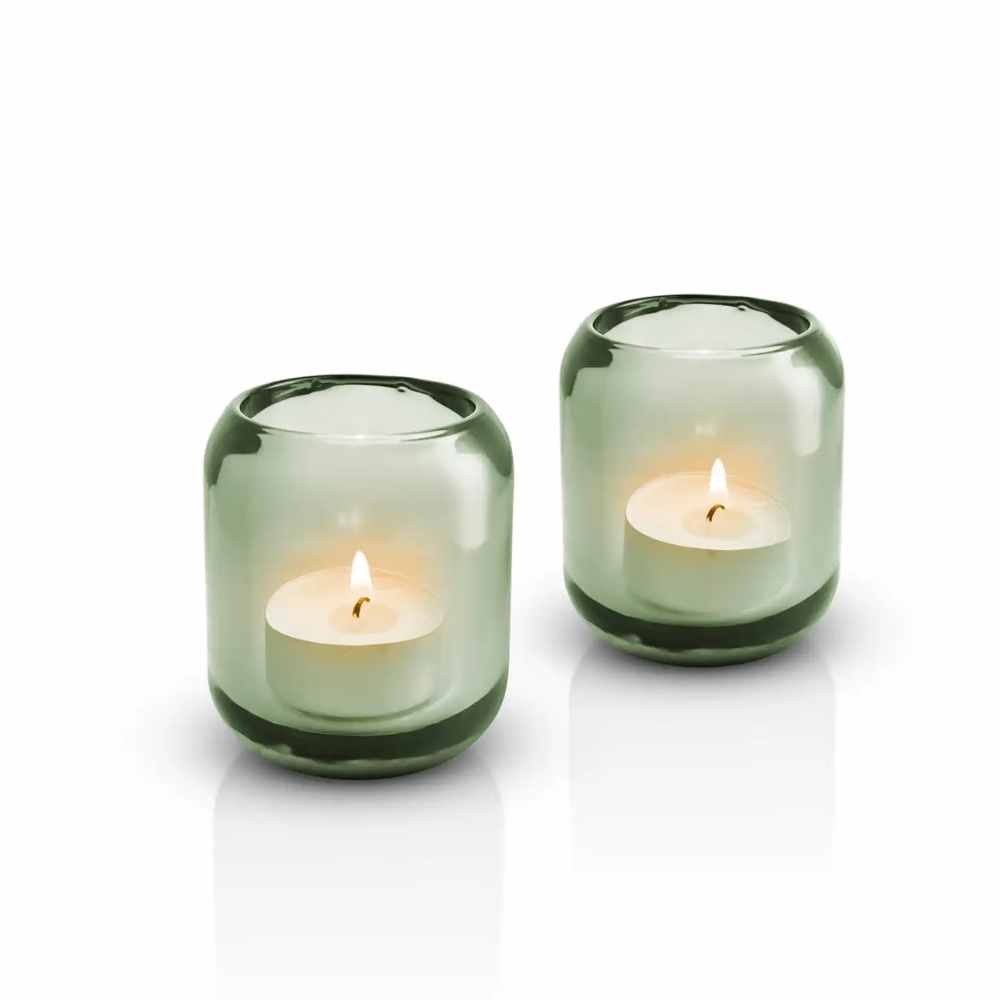 Load image into Gallery viewer, EVA SOLO Acorn Tealight Holder Set of 2 - Leaf Green **CLEARANCE**