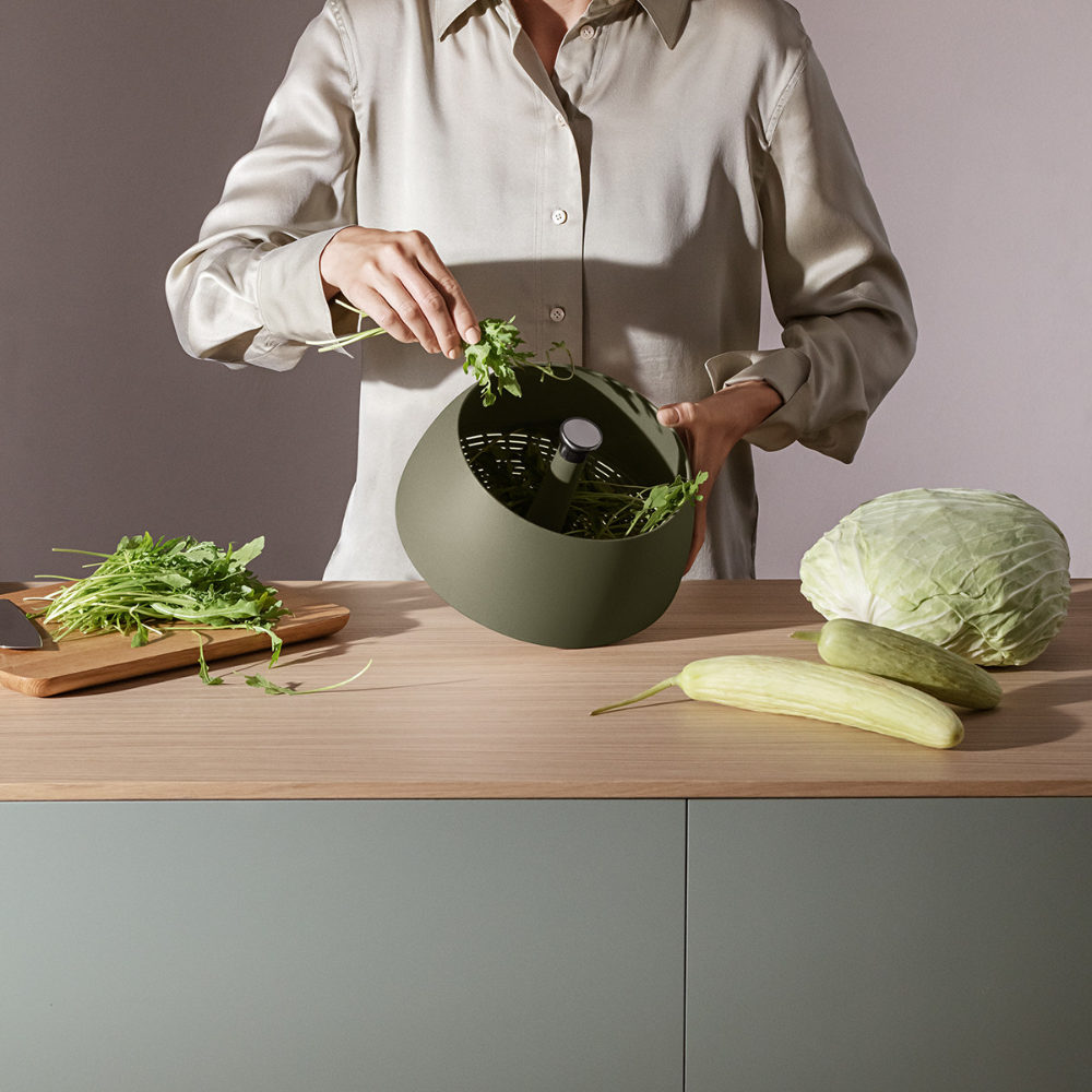 Load image into Gallery viewer, EVA SOLO Green Spinning Colander **CLEARANCE**