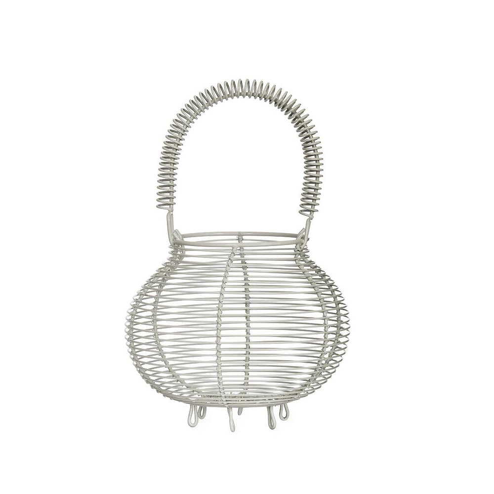 Load image into Gallery viewer, GARDEN TRADING Metal Egg Basket - Chalk