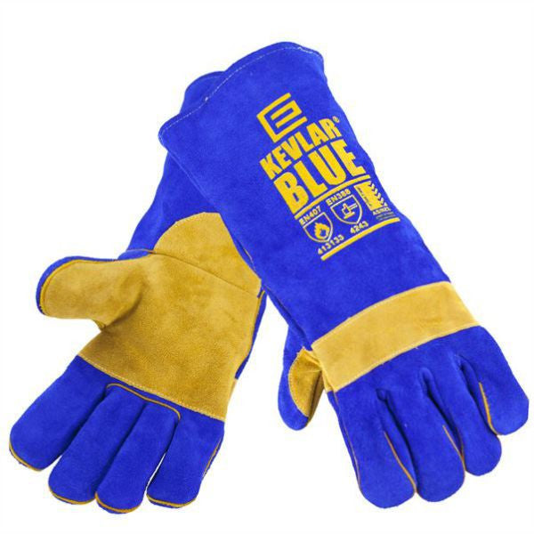 ELLIOTTS BLUE Welding Glove with tough Stitching - Large - Pair