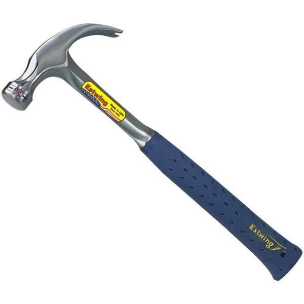 ESTWING Steel Claw Hammer 16oz - SHOCK REDUCTION GRIP