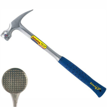 ESTWING 22oz Milled Face Framing Hammer - SHOCK REDUCTION GRIP