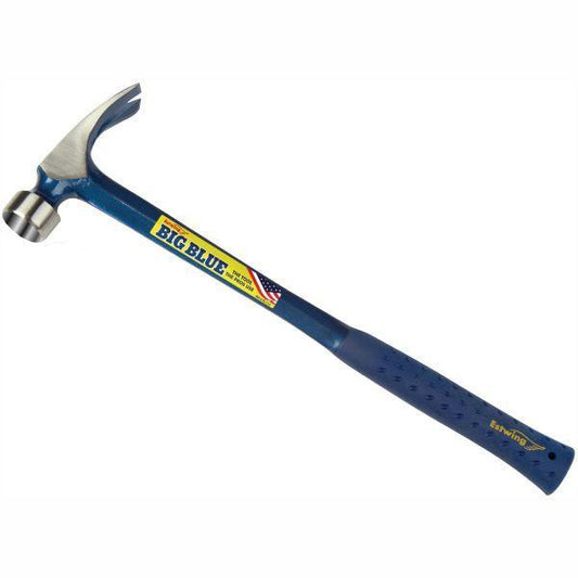ESTWING BIG BLUE 25oz Framing Hammer Large Face - SHOCK REDUCTION GRIP