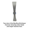 ESTWING BIG FACE 22oz Brick Hammer, Long Handle - SHOCK REDUCTION GRIP