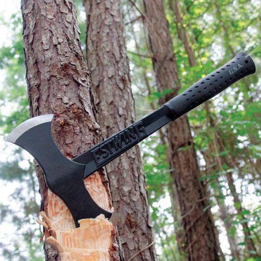 ESTWING BLACK EAGLE Double Bit Axe - Shock Reduction Grip