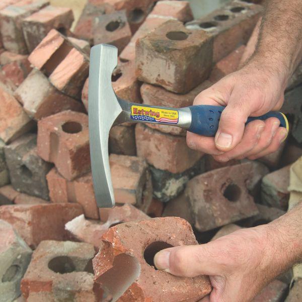 ESTWING Chisel Edge Brick Hammers - SHOCK REDUCTION GRIP