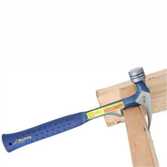 ESTWING HAMMERTOOTH 22oz Smooth Face Hammer - SHOCK REDUCTION GRIP