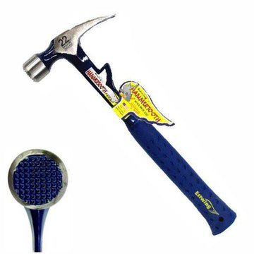 ESTWING HAMMERTOOTH 22oz Steel Milled Face Hammer - SHOCK REDUCTION GRIP