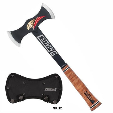 ESTWING Leather BLACK EAGLE Double Bit Axe - Leather Grip