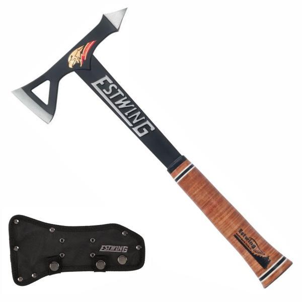 ESTWING Leather BLACK EAGLE Tomahawk - Leather Grip