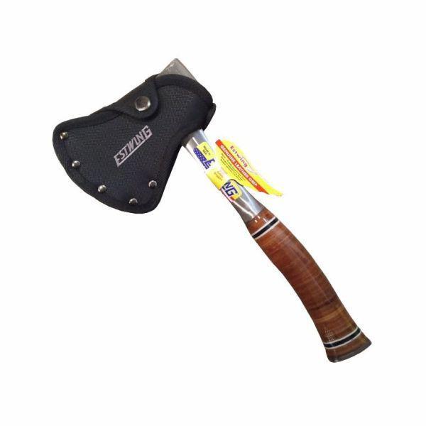 ESTWING Sportsman Axe with Sheath - Leather Grip - E14A 14oz