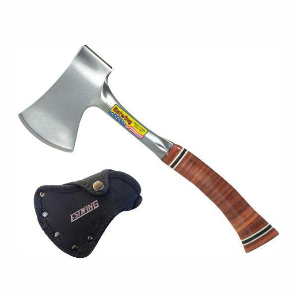 ESTWING Sportsman Axe with Sheath - Leather Grip - E14A 14oz