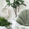GARDEN GLORY Lion Pot Large - White