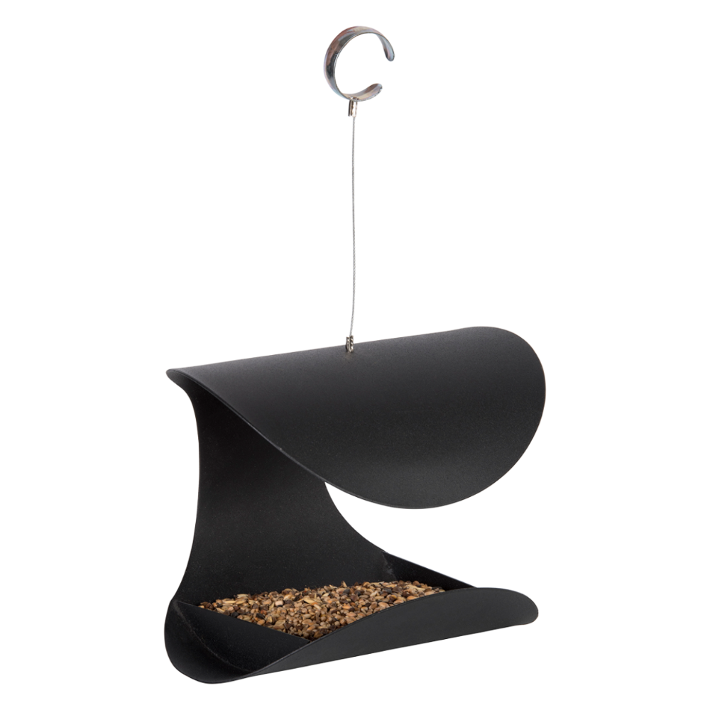 Load image into Gallery viewer, ESSCHERT DESIGN Hanging Bird Table Black - Large **CLEARANCE**