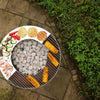 ESSCHERT DESIGN BBQ Grill / Griddle for Firebowl - Stainless Steel