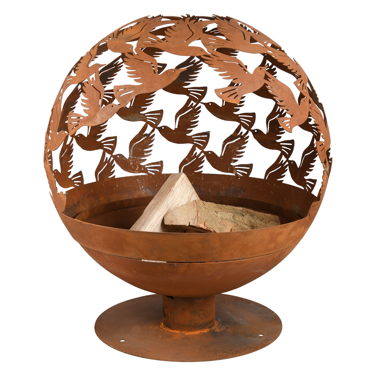 Load image into Gallery viewer, ESSCHERT DESIGN Fire Ball Pre-Rusted Laser Cut - Birds