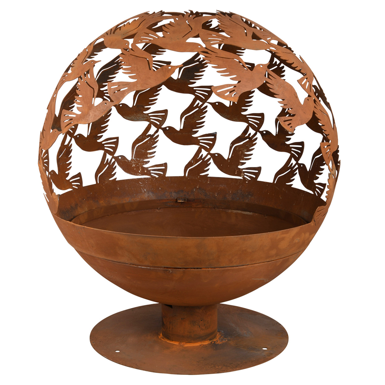 Load image into Gallery viewer, ESSCHERT DESIGN Fire Ball Pre-Rusted Laser Cut - Birds